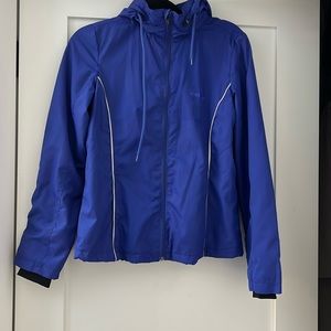 Women’s waterproof hooded running jacket